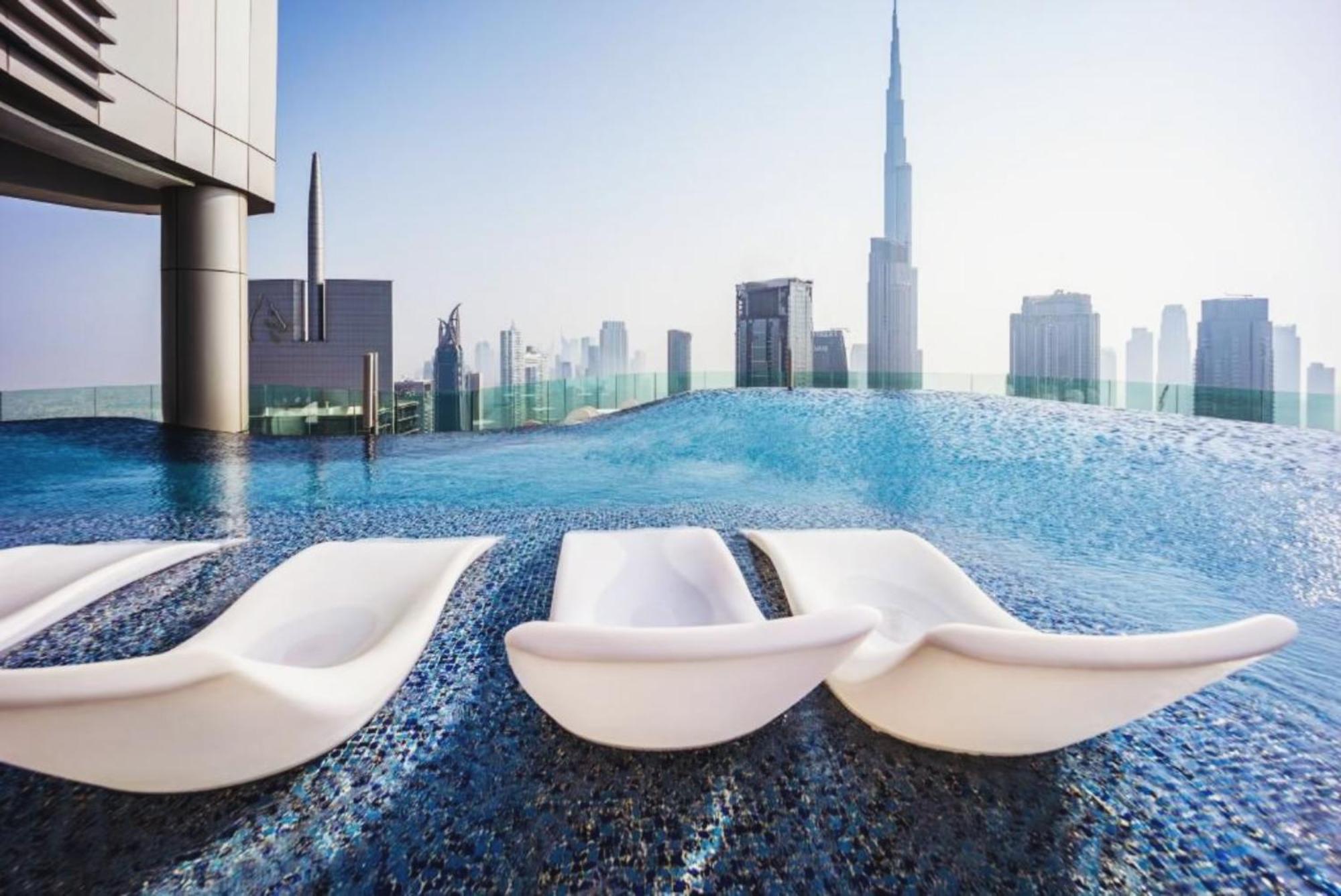 Paramount Tower Hotel And Residences With Infinity Sky Pool Dubai Eksteriør bilde